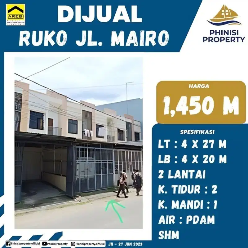 RUKO JLN.MAIRO DEKAT VETERAN