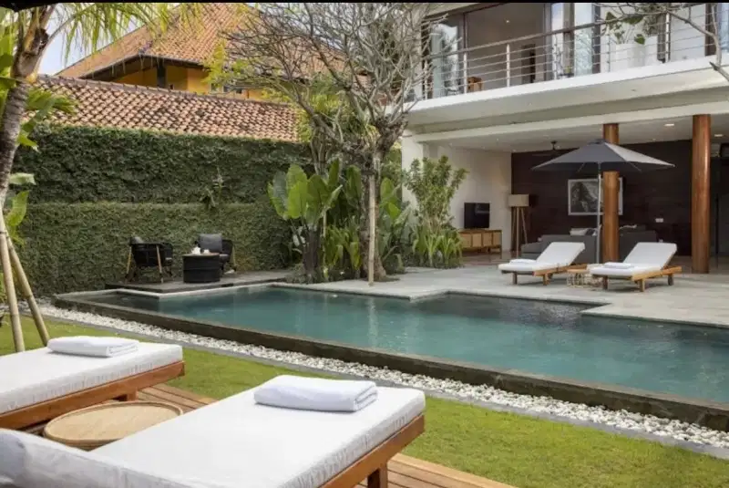 Luxury villa di canggu, dekat atlas beach club dan pantau berawa