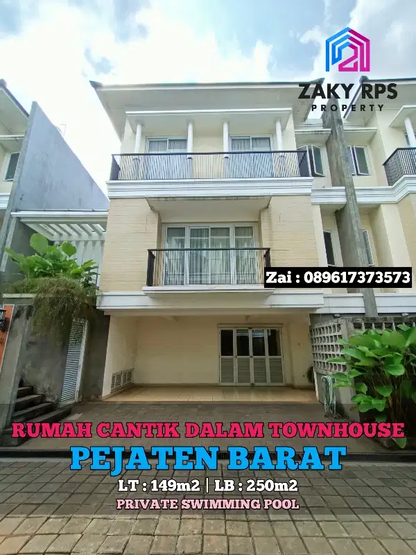 Pejaten Barat - Dijual Rumah Bagus Siap Huni Dalam Townhouse