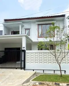 RUMAH MEWAH DALAM CLUSTER JUAL MURAH DI CINERE SELANGKAH KE TOL DESARI