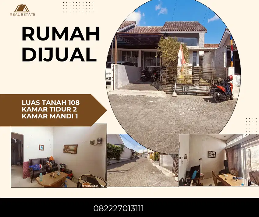 Dijual rumah perum Mersi dekat pasar, Kampus Kedokteran UNSOED Margono