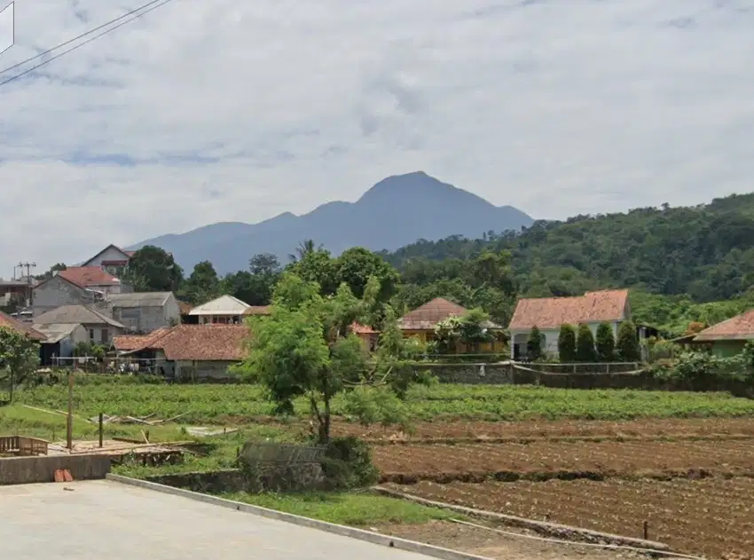 Tanah Kebun Pinggir Jalan Bonus Bangunan Rumah Layak Huni Kolam Ikan