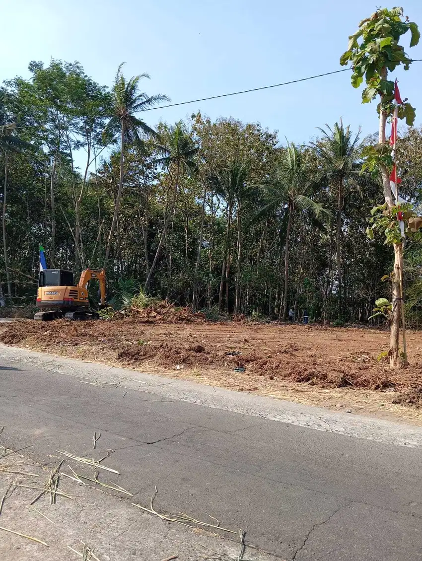 VIEW SAWAH: 100 Jt-an Dijual Tanah Jogja, 1 Menit Jl. Godean