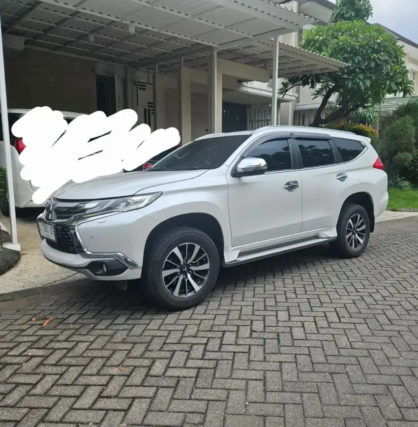 Pajero sport dakar 4x2 turbo diesel 2017 putih