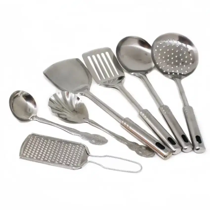 Spatula set isi 7 pcs stainless stell/ sutil