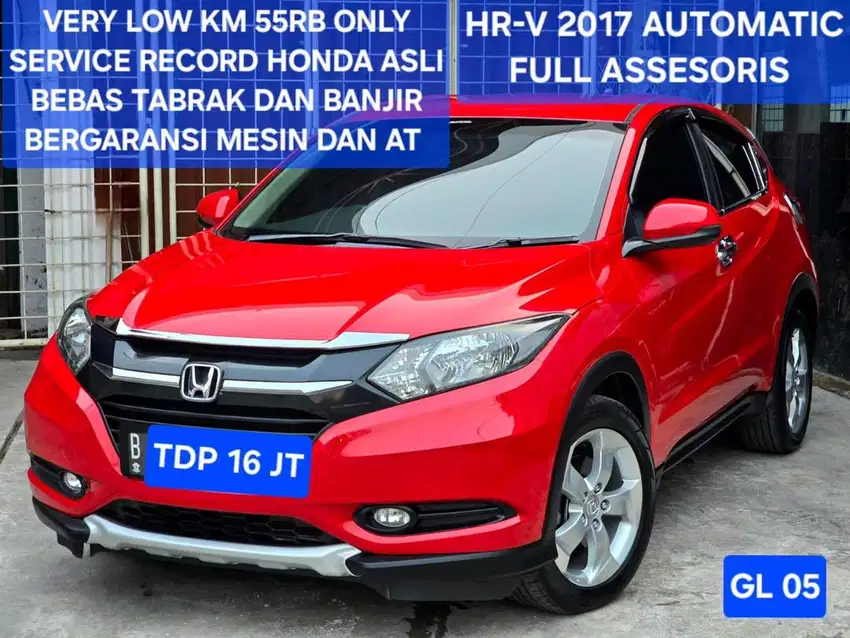 Honda HR-V 2017 E HRV AT Automatic Model 2016 Prestige 2015 Red Merah