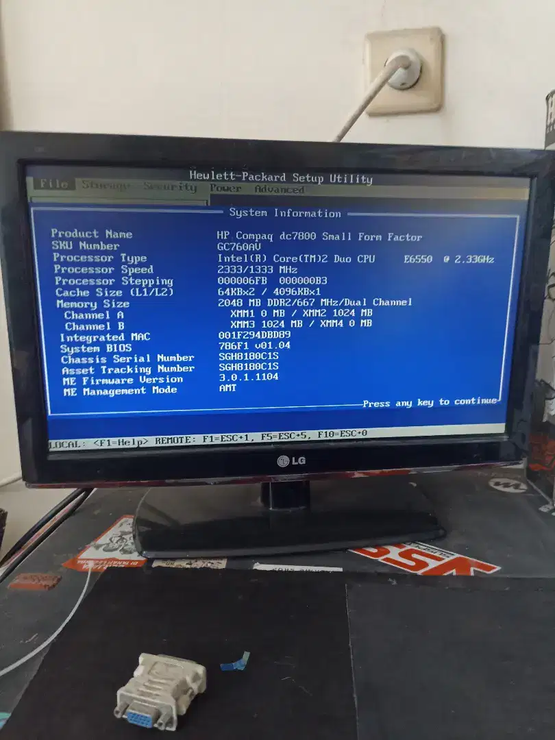 Pc only core2 duo e6550