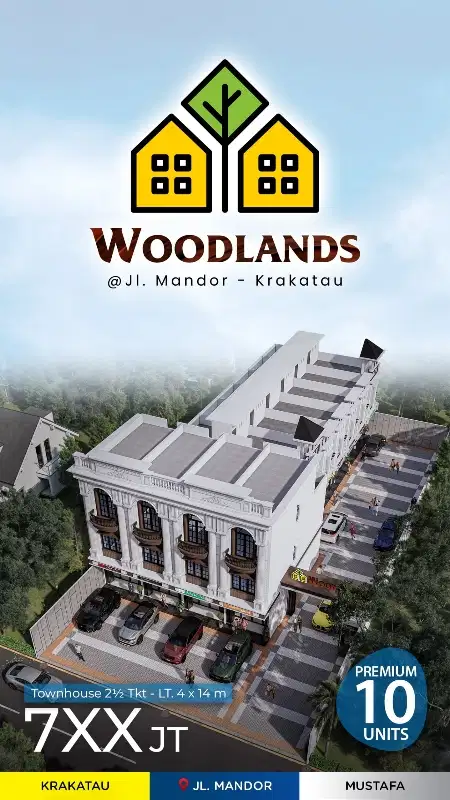 launching komplek woodlands jalan mandor akses krakatau dan bilal