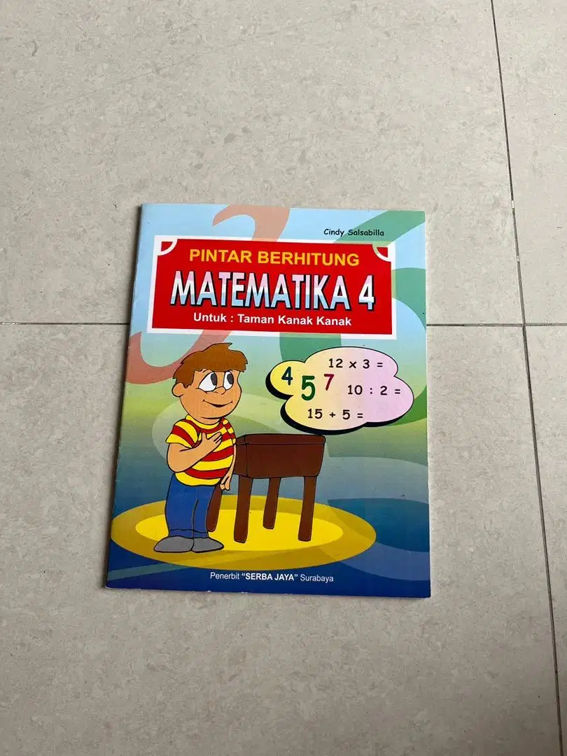 Buku matematika berhitung anak-anak