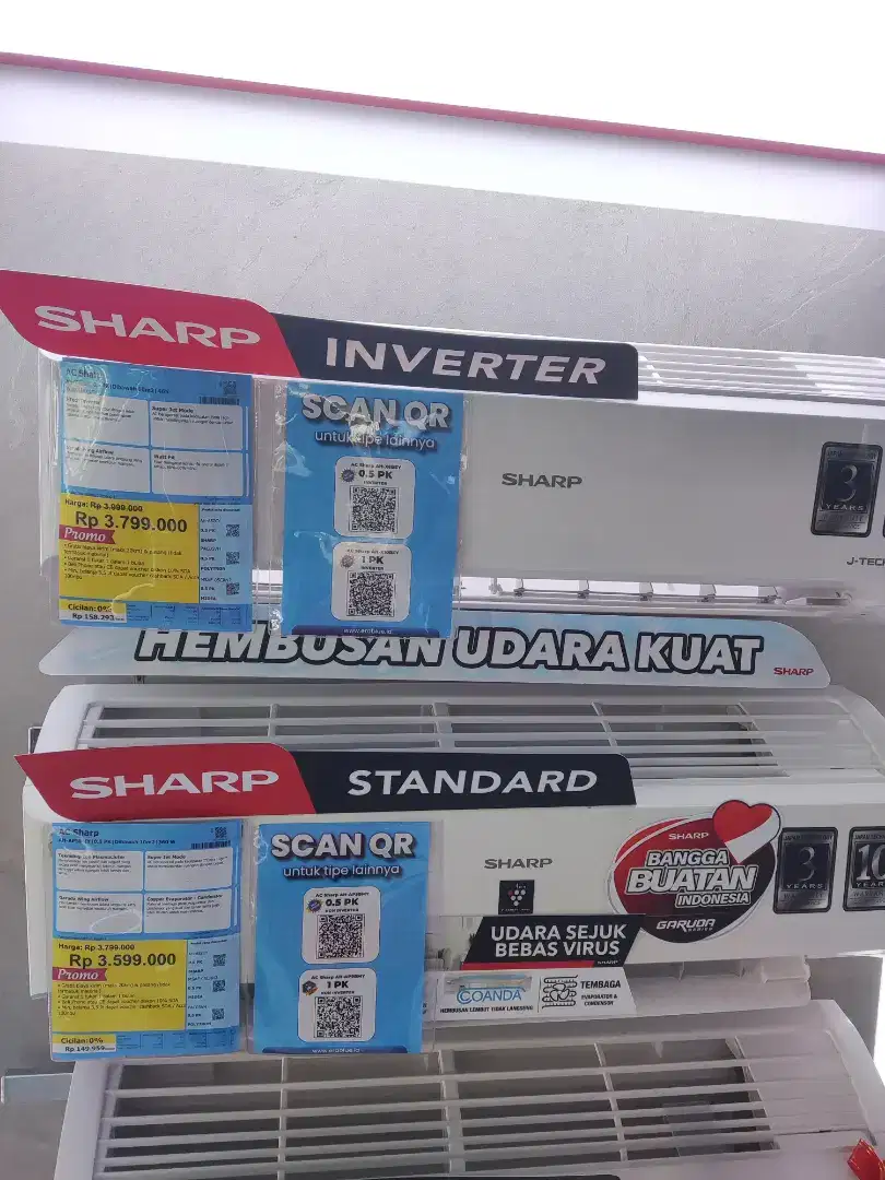 Cicilan AC Sharp 0,5PK Inverter