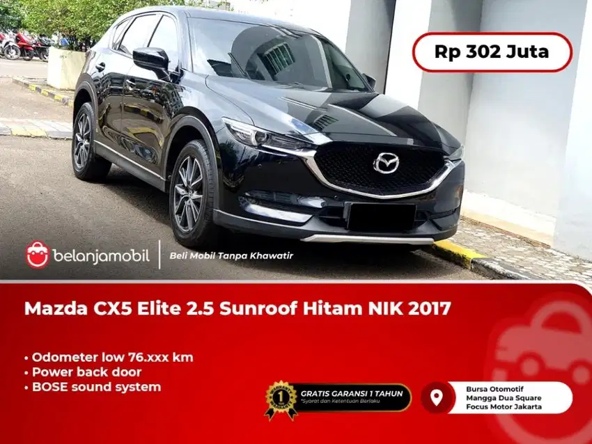 [ SUNROOF ] Mazda CX5 CX-5 CX 5 Elite 2.5 Bose Hitam 2017/2018