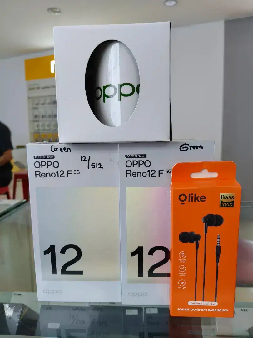 New OPPO Reno 12F 5G 12+12GB/512GB Resmi Segel No Repack