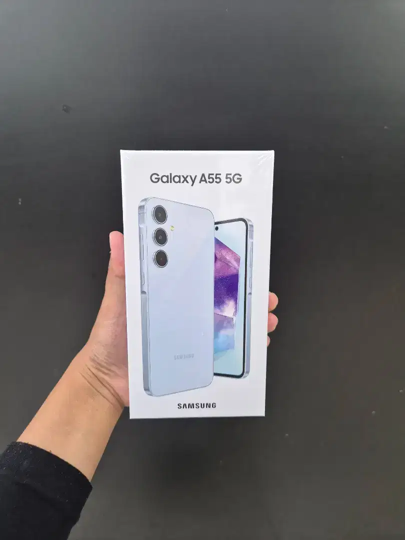 SAMSUNG A55 5G 12/256GB NEW GARANSI RESMI