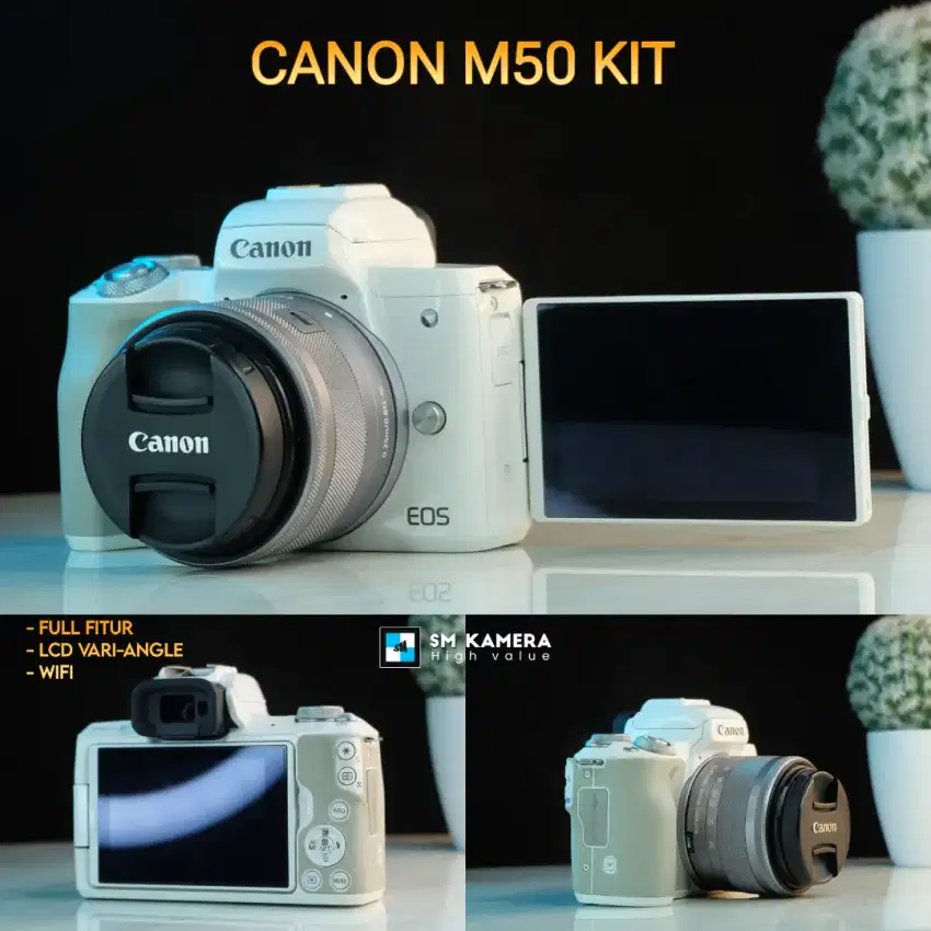 JAGONYA VLOG!! CANON EOS KISS M M50 WHITE KIT 15-45MM IS STM