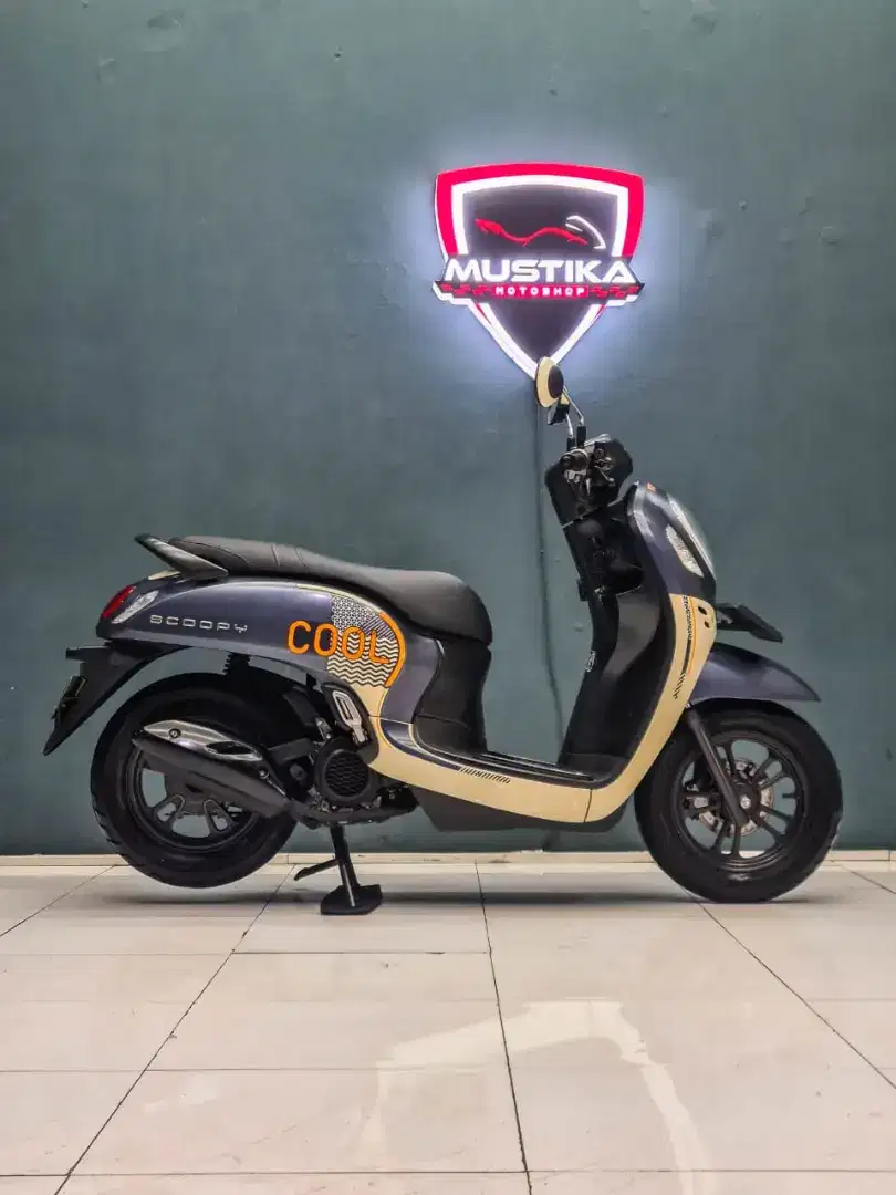 TERMURAH‼️ Honda Scoopy Cool 2022 Matte Blue Mustika motor