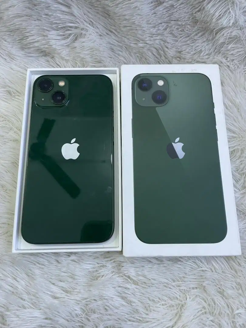 iPhone 13 128 Green Fullset Ori ex Garansi Resmi iBox#3Gcom