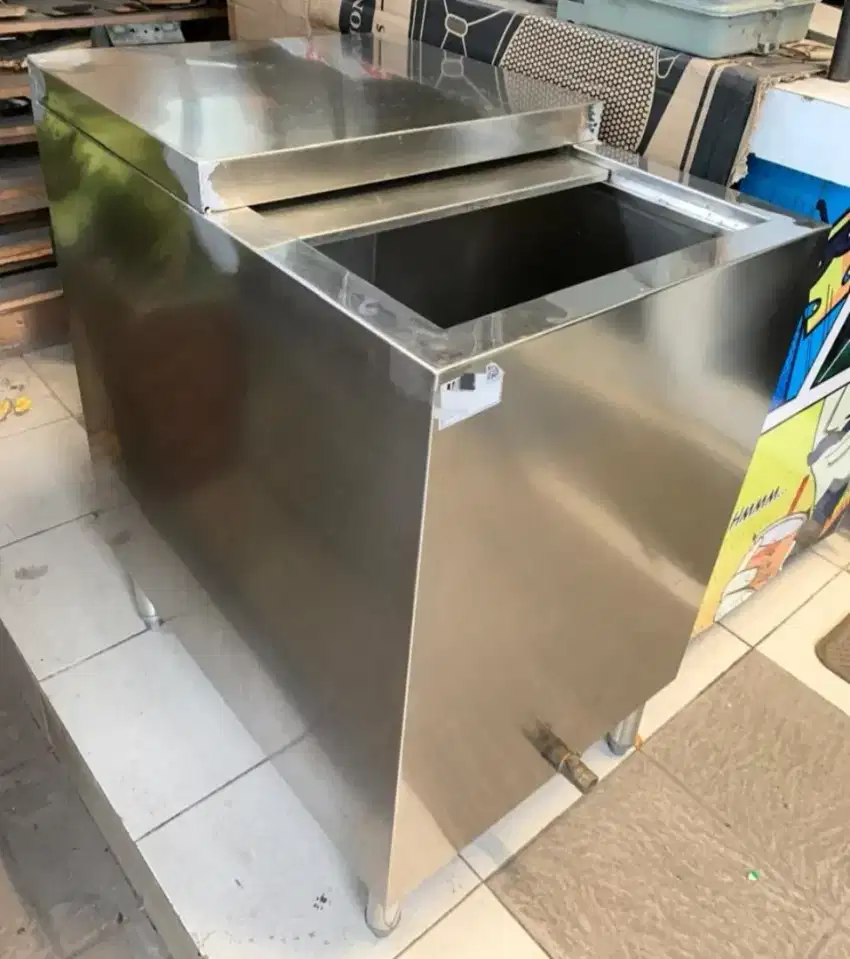 Ice Bin Stainless Standing / Ice Bin Resto / Tempat Es Batu Stainless