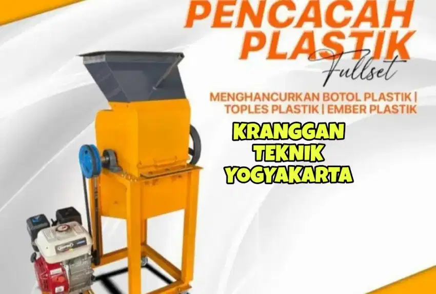(KRANGGAN TEKNIK)mesin pencacah sampah anorganik botol plastik