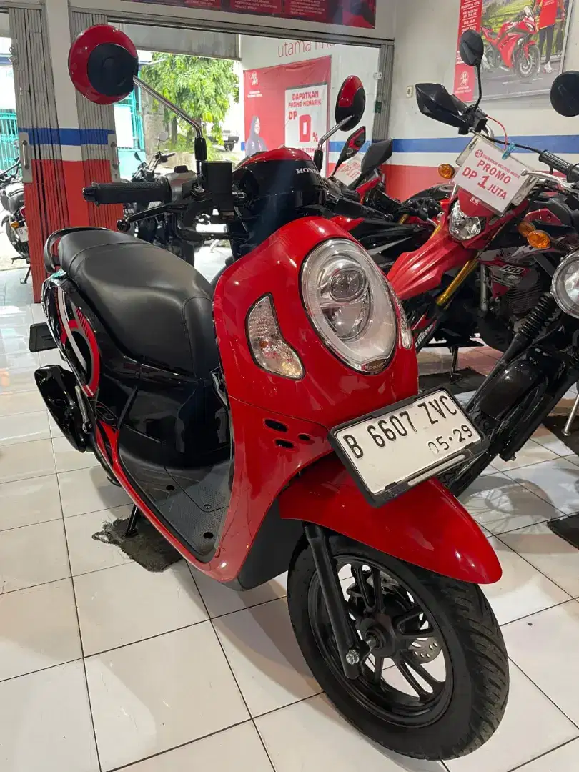 CASH & CREDIT DP CUMA 500 RIBU HONDA SCOOPY SPORTY TAHUN 2024