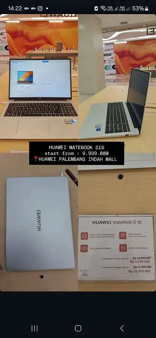 HUAWEI MATEBOOK D16