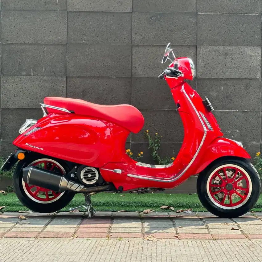 Vespa Primavera 150 IGET ABS LED FACELIFT TH 2020 Warna Red Color Edit