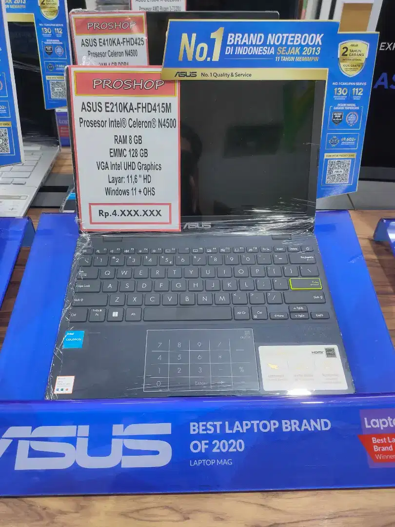 (BARU) Notebook Asus E210KA Intel N4500 new