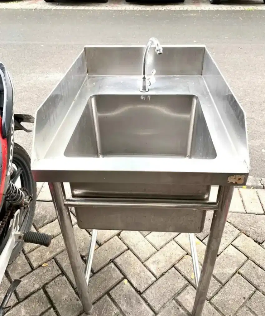 Sink Wastafel Stainless / Single Sink Stainless / Sink Restoran