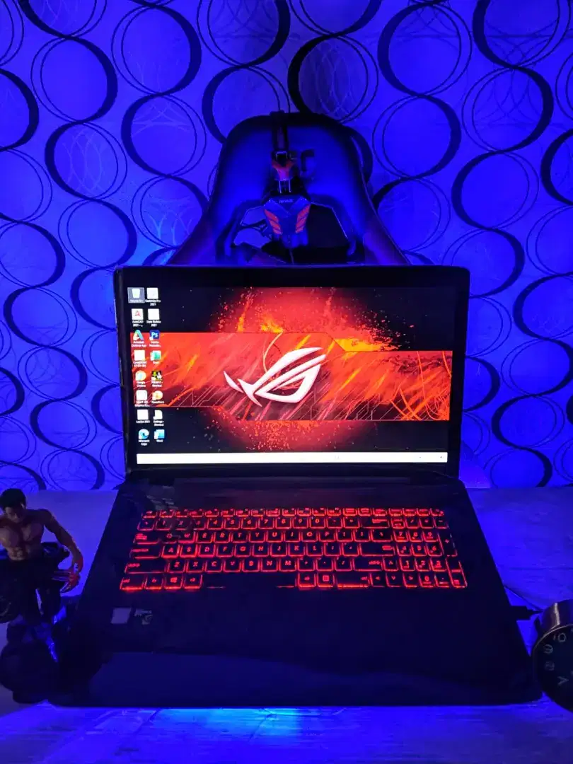 ASUS ROG GL752VW-303 MULUS RAM 16GB+NVIDIA GTX SSD 128GB I7 SIAP COD