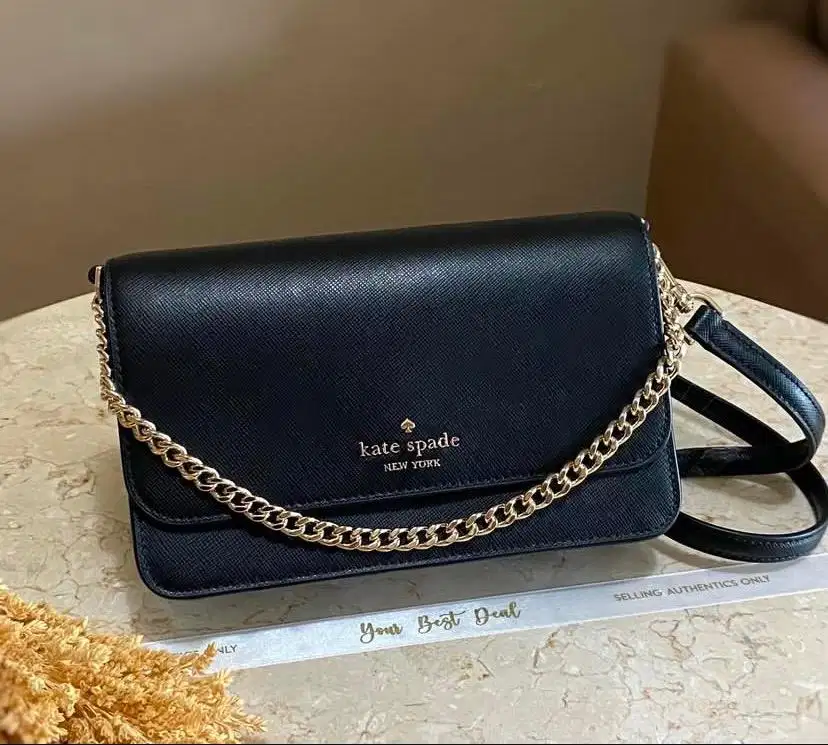 Kate Spade Madison Small Flap Crossbody Black