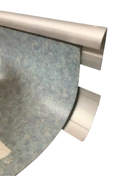 aksesoris vinyl roll Capping list jepit alumunium untuk karpet vinyl