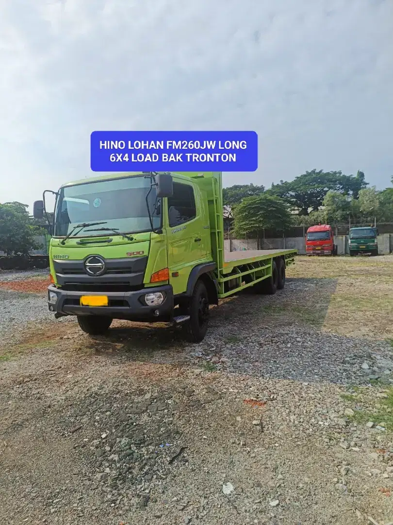 HINO LOHAN FM260JW LONG LOAD BAK 6X4 TRONTON ISTIMEWA SEKALI