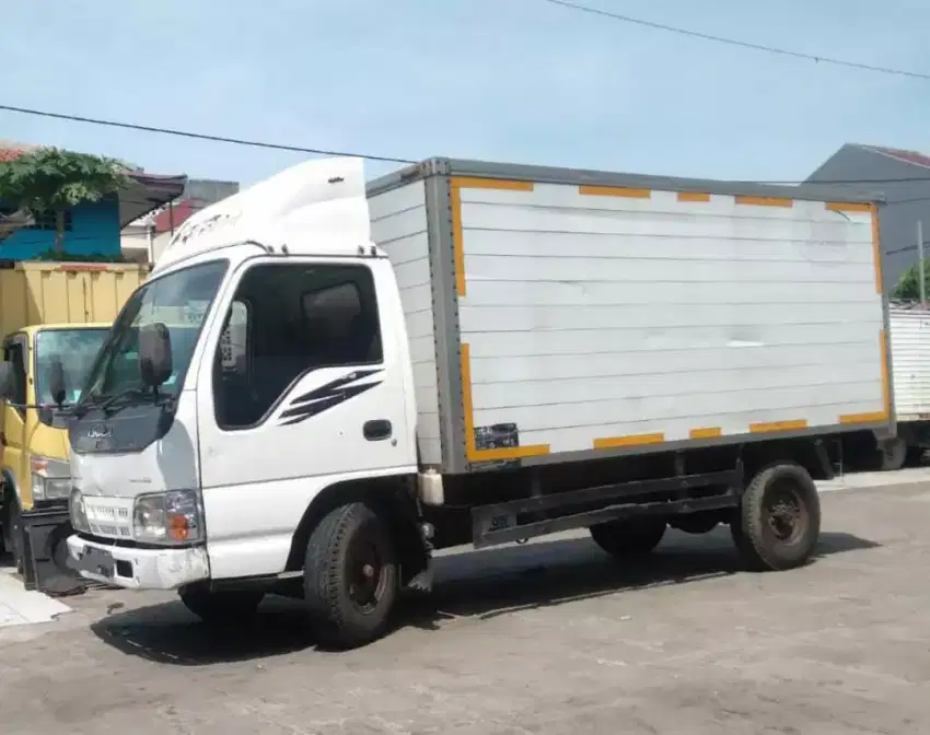 ISUZU ELF NKR 55 LWB 2014 ENGKEL LONG BOX