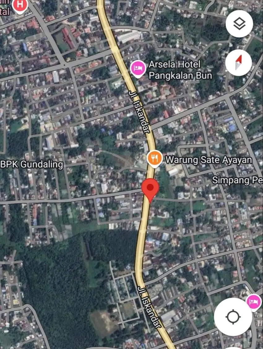 Tanah Komersial Jl. Raya Utama Pangkalan Bun, Kalimantan Tengah