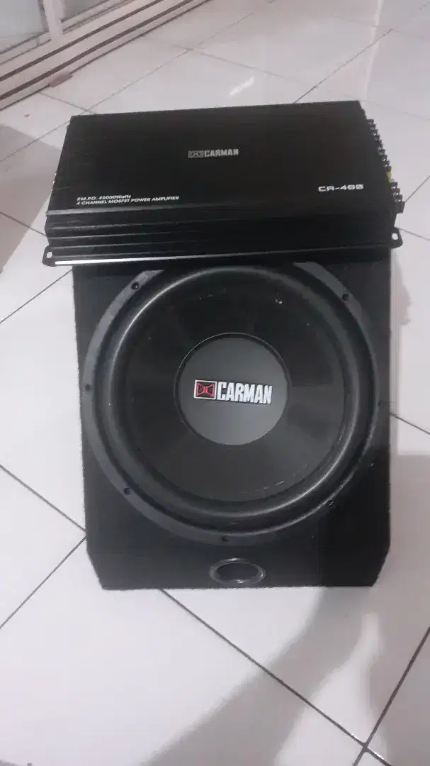 Paket audio mobil carman,harga unit saja