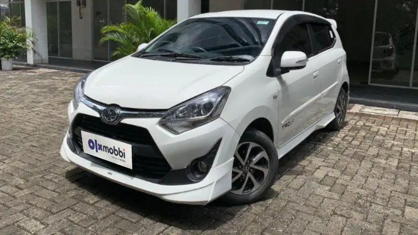 TDP 6,JT Toyota Agya 1.2 G TRD Sportivo Bensin-AT Putih 2019