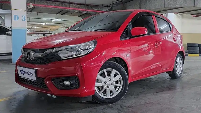 HARGA TERBAIK TDP 8,JT Honda Brio Satya 1.2 E Bensin-AT Merah 2021