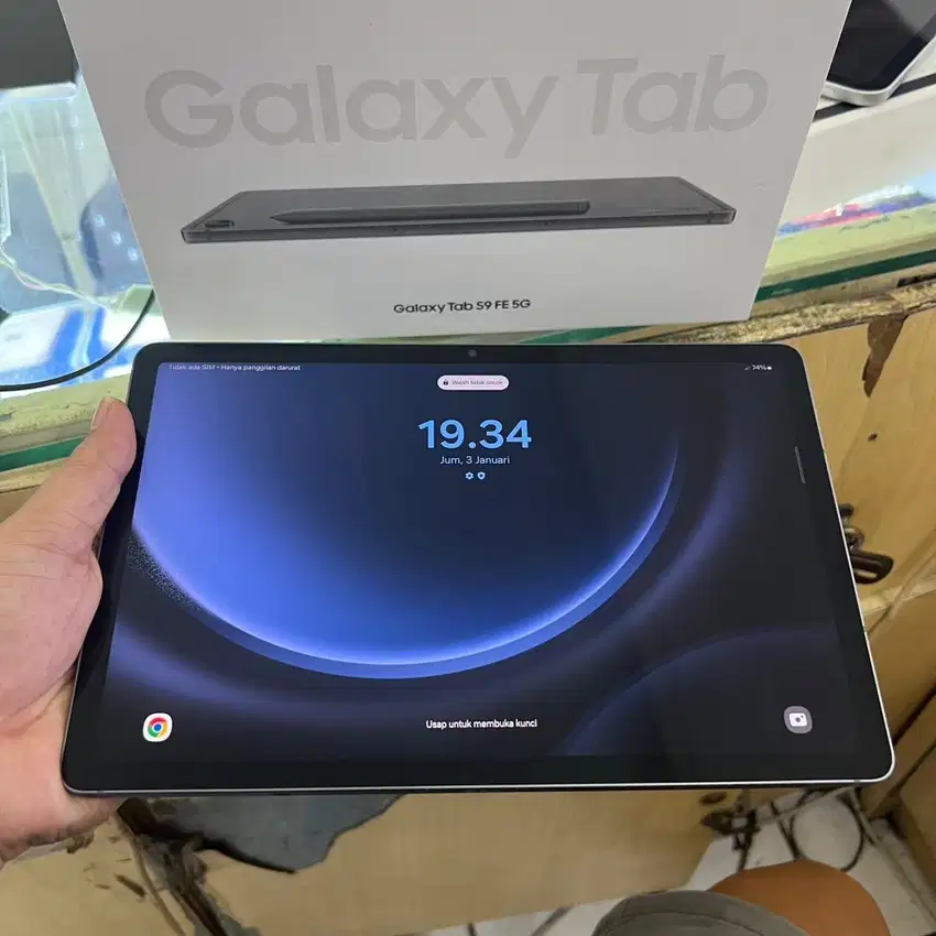 Samsung Tab S9 FE 5G 6/128Gb Original Resmi