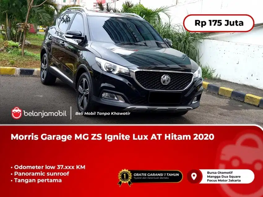 [ PANORAMIC ] Morris Garage MG ZS Ignite Lux AT Hitam 2020/2021