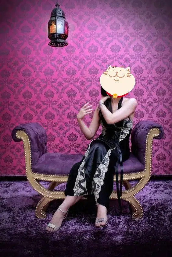 Black Long Dress Lolita gothic etnik cosplay merek Japan hitam