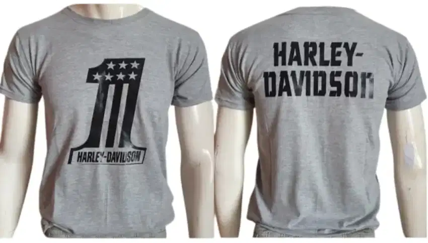 Kaos harley davidson one grey