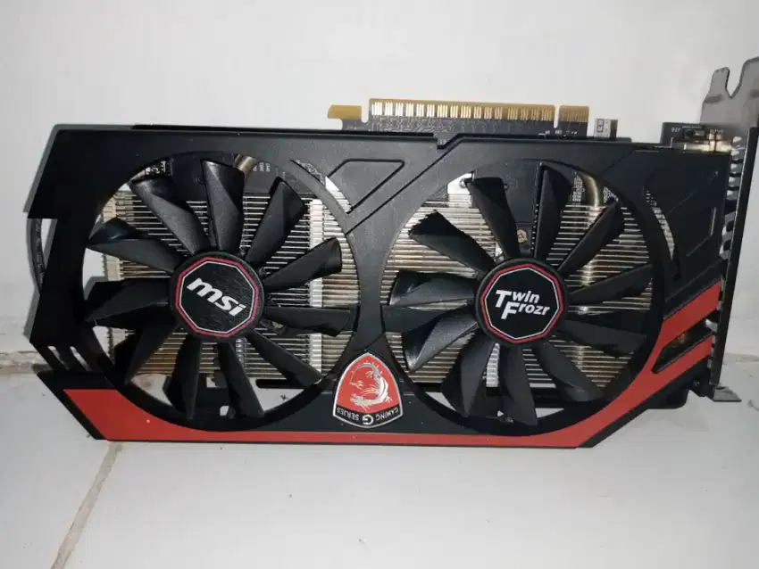 VGA MSI TWIN FORCE GTX 750 TI 2GB DDR5 KONDISI NORMAL ( bekas upgrade)