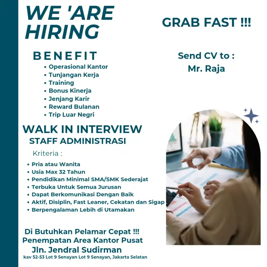 LOKER STAFF ADMINISTRASI