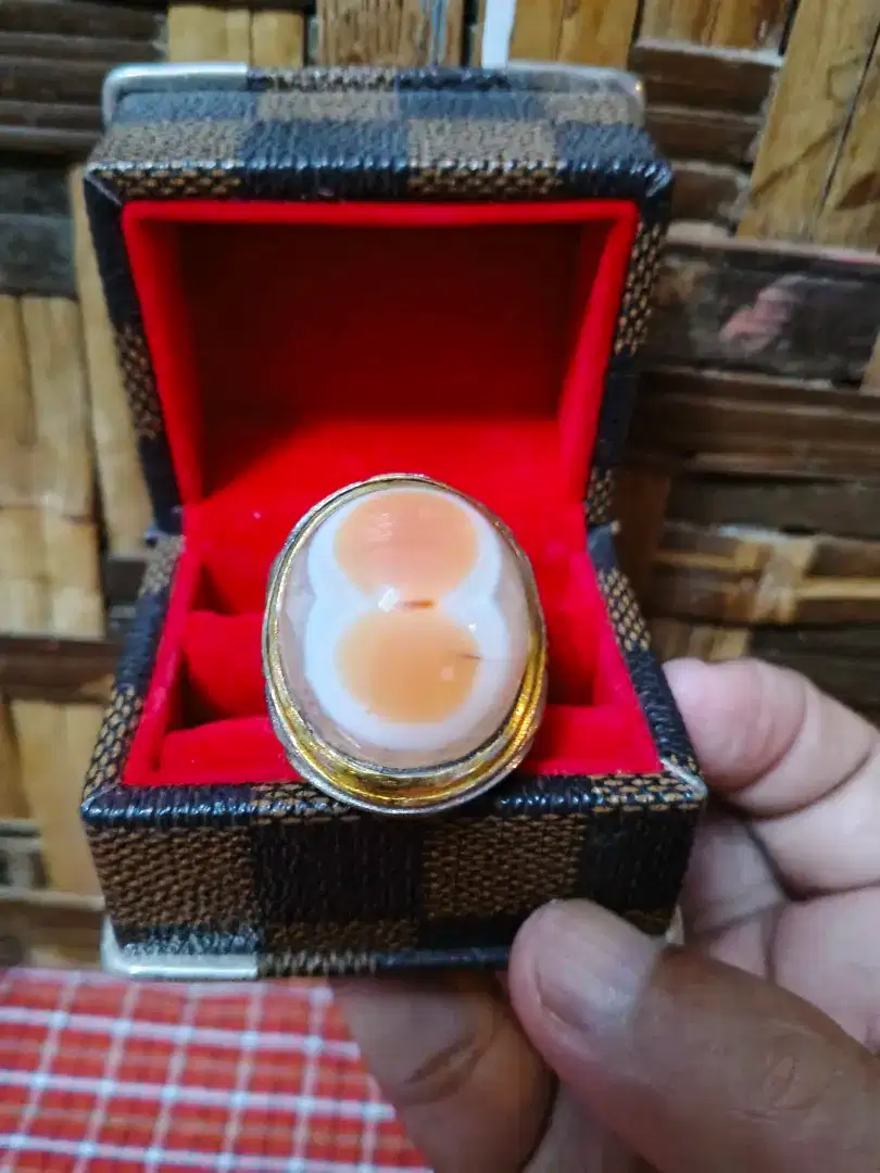 Cincin Akik Angka 8 Unik