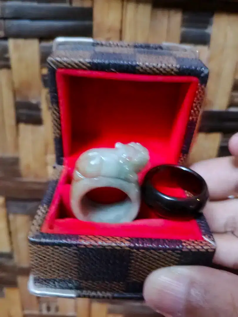 Cincin Giok Motif Kirin giok