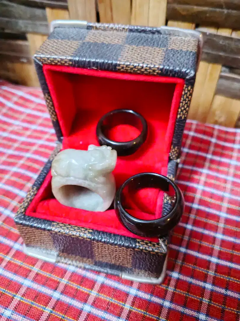 Cincin Giok Motif Kirin giok