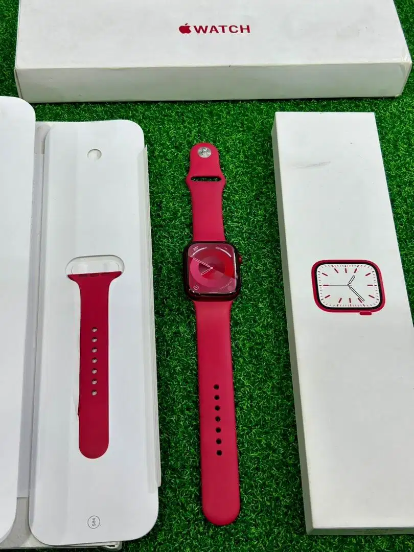 Apple Watch Series 7 45mm Second BH Tinggi Fullset Original