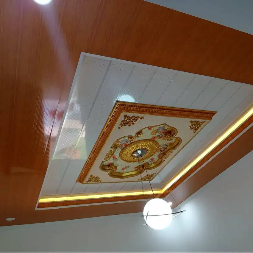 Partisi Jasa Tukang Pasang Wall Moulding Sekat Plafon PVC GRC Gypsum