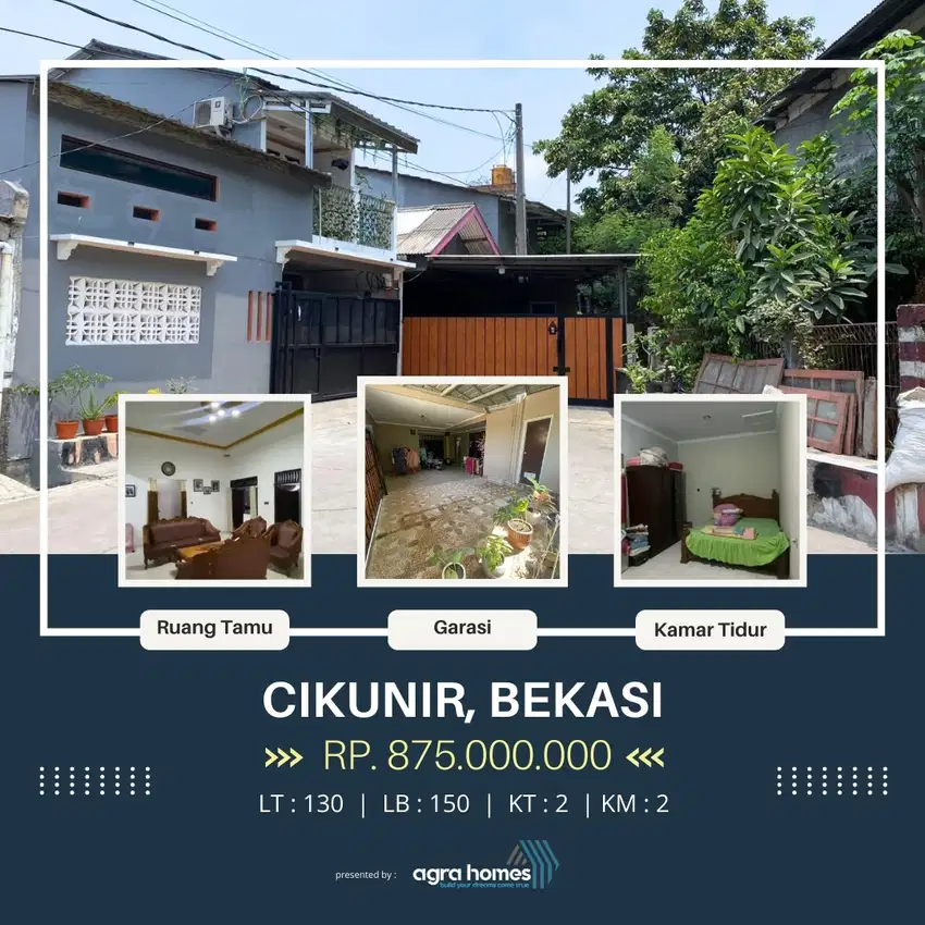 TURUN HARGA   Dijual Cepat Rumah Mewah TERMURAH - CIKUNIR, BEKASI