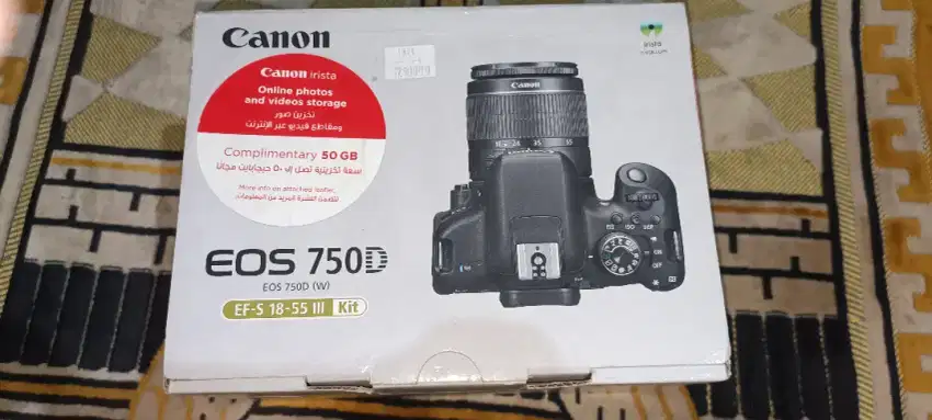 KAMERA CANON EOS 750D FULLSET