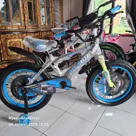 Bmx 18 inch ban jumbo ada led n music buat anak 5-7th